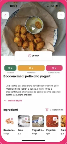 Dettaglio ricetta vecchio Happy Diet